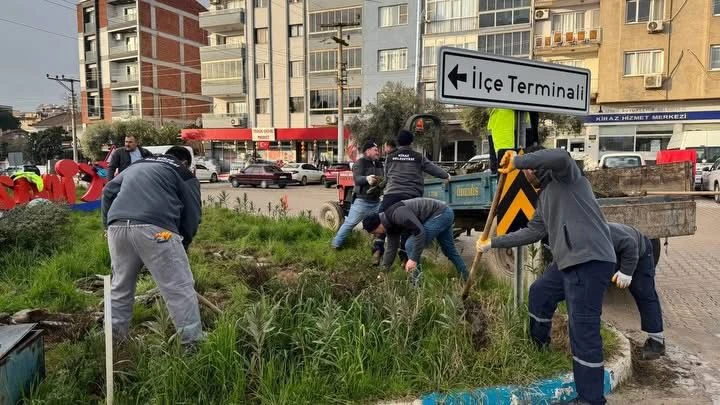 Merkez Mahallelerimizde Park ve Refüj Bakım Çalışmalarımız Tamamlandı
